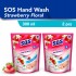 SOS Hand Soap Sabun Cuci Tangan Strawberry Floral Refill 300 ml - 2pcs
